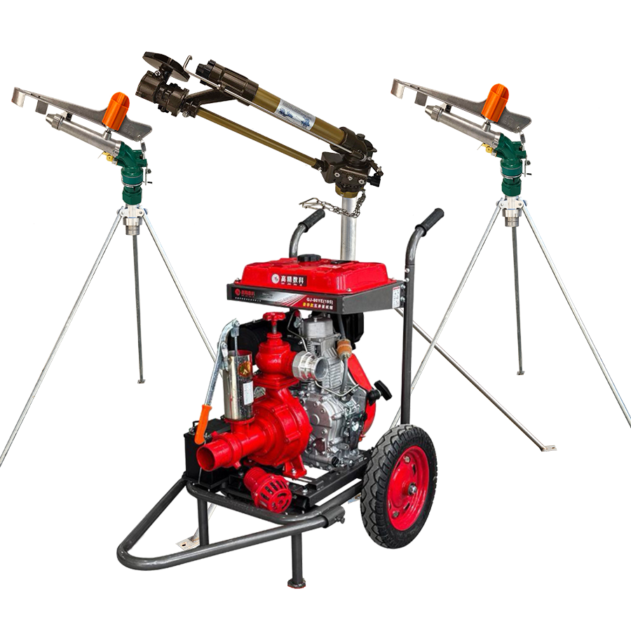 延庆一体式灌溉机组 全套喷枪水带配齐 抗旱浇地神器